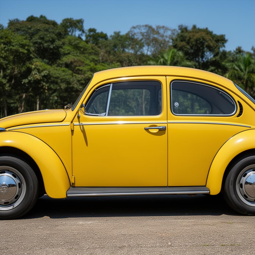 Kit de Friso Lateral Fino da Carroceria Fusca