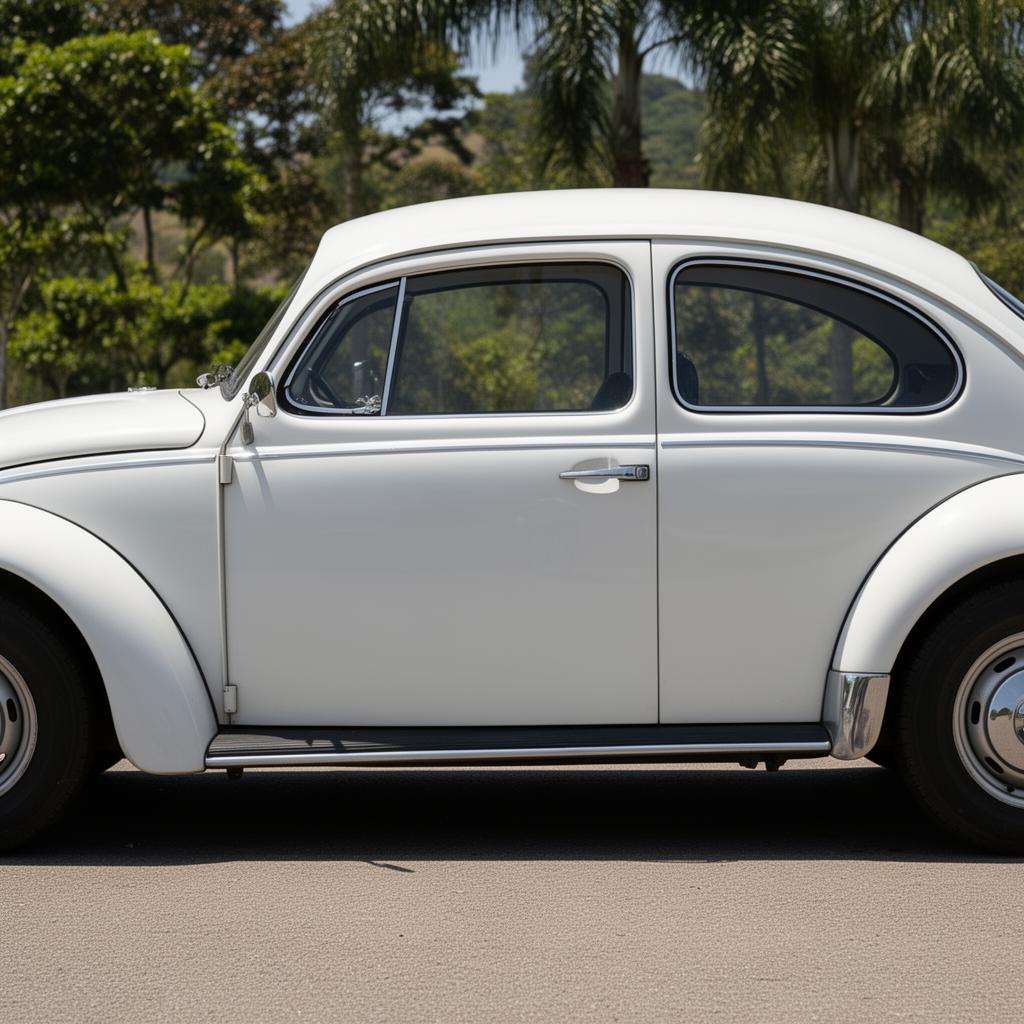 Kit de Friso Lateral Fino da Carroceria Fusca capo curto